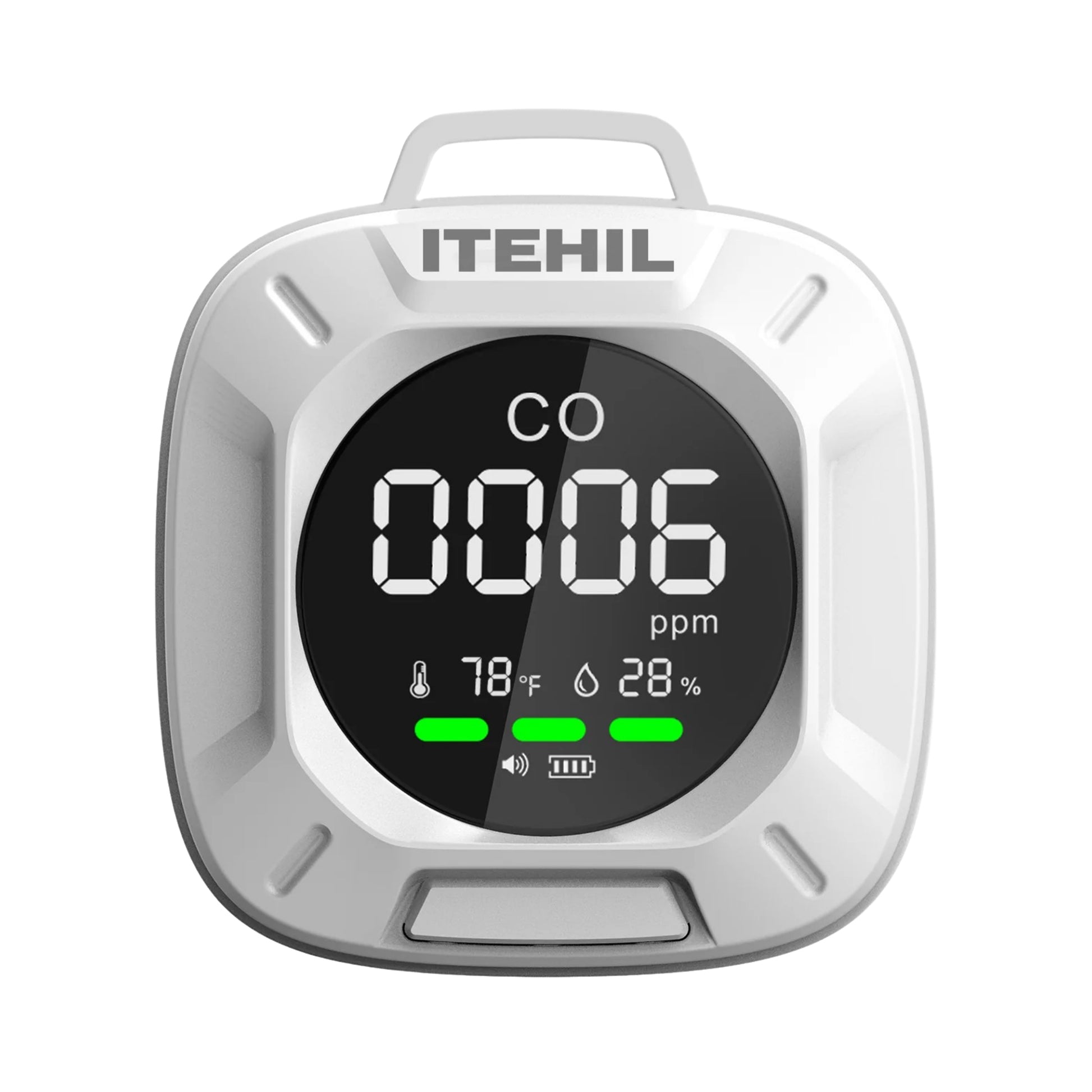 Portable 3-in-1 Carbon Monoxide Detector