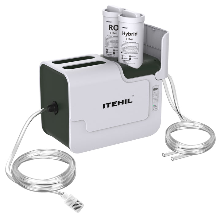 ITEHIL tragbares RO-Wasserfiltersystem – Outdoor Wasserfilter fuer Camper und Wohnmobil